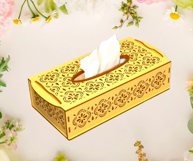 Tissue box E0025289 file cdr and dxf free vector download for laser cut