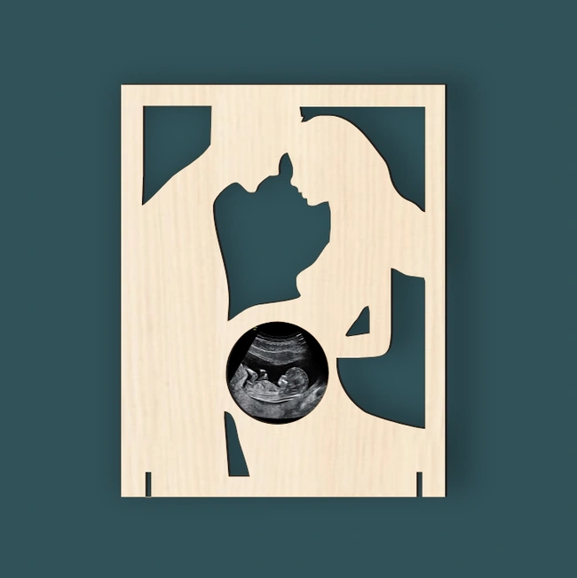 Ultrasound Photo Frame E0025319 file cdr and dxf free vector download for laser cut